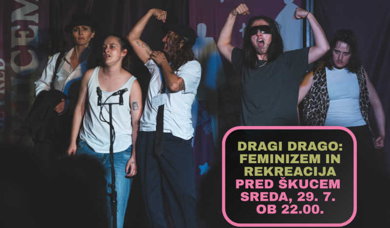 sreda, 29. 7., 22.00 – Kabaret: Dragi Drago, večer kraljevskega moževanja